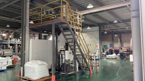 Latest company case about PET Masterbatch crystallizer running in Suzhou Factory