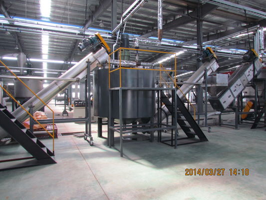 100kw Wannan Motor Plastic Bottle Recycling Machines