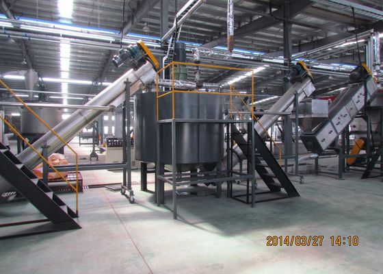 2000kg/h Waste PET Bottle Plastic Recycling Machine line