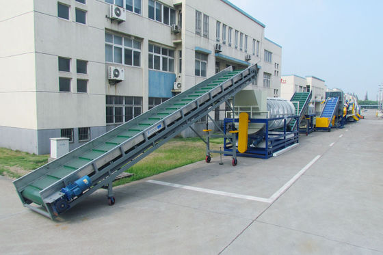 380V 50HZ PP PE Film Plastic Recycling Machine Line