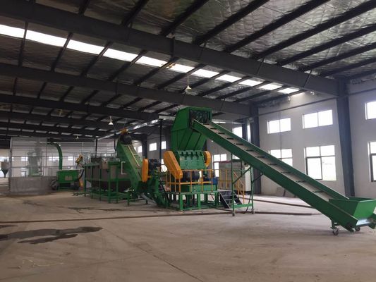 300kg/h, 500kg/h, 1000kg/h PP woven bags crushing and washing recycling machine