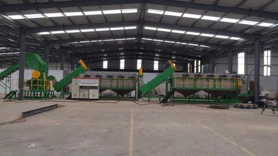 1000kg/h PE mulching film crushing washing and recycling machine