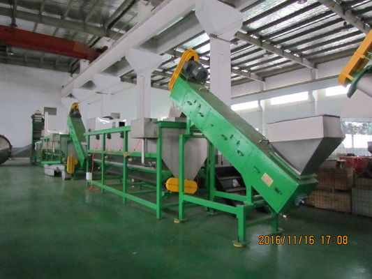 300kg/h, 500kg/h, 1000kg/h HDPE bottles crushing and washing machine