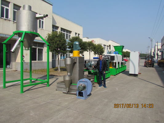 3Phase Film Plastic Pelletizing Machine 1000kg/H Plastic Granulating Machine
