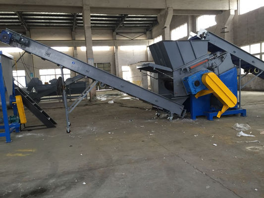 380V 22kw Industrial Single Shaft Shredder Machine