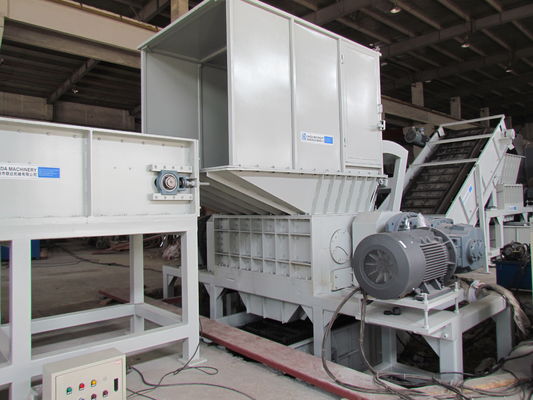 22*2kw 20rpm Solid Waste Double Shaft Shredder Machine