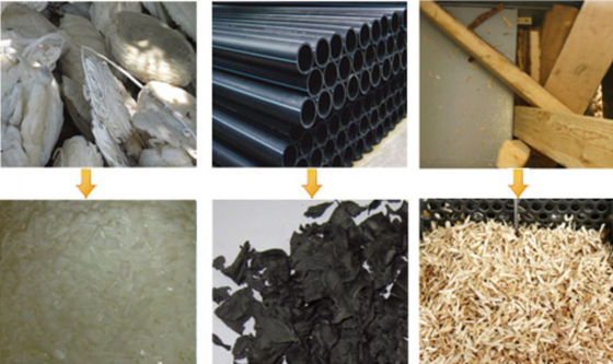 EU certification Waste Shredder Machine For Alternative Fuel