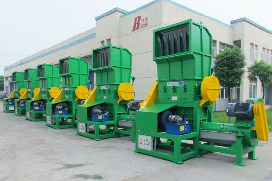4pcs Fixed Blade 75kw Jumbo Bags Waste Plastic Crusher