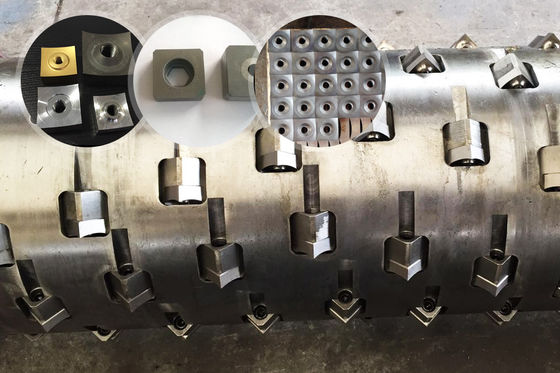 Twin Shaft Plastic Shredder Blades , CE Shredder Machine Blades