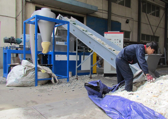 Rotating 400mm 1t/H Plastic Squeezing Dryer For PE Film
