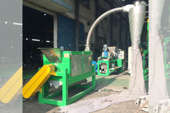 500kg/h Dewatering Plastic Film Recycling Machine