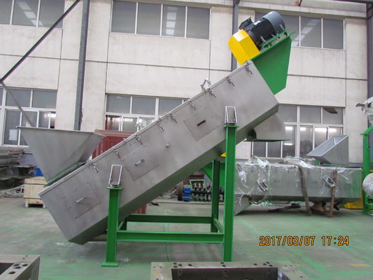 SS304 37kw Plastic Recycling Machine for PE PP Films