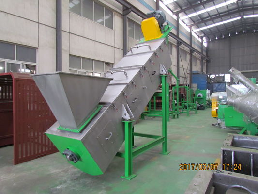 SS304 37kw Plastic Recycling Machine for PE PP Films