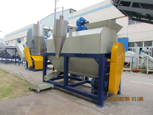 PE PP Agricultural Films Plastic Recycling Machine Impurities Sand Remover
