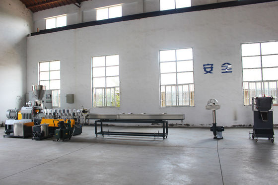 PET Parallel Double Screw Plastic Granulating Line