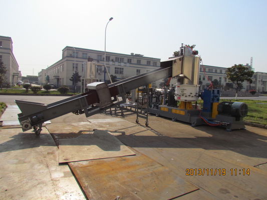 Cutting Compaction 130mm Screw One Stages Wet Granulation Machine