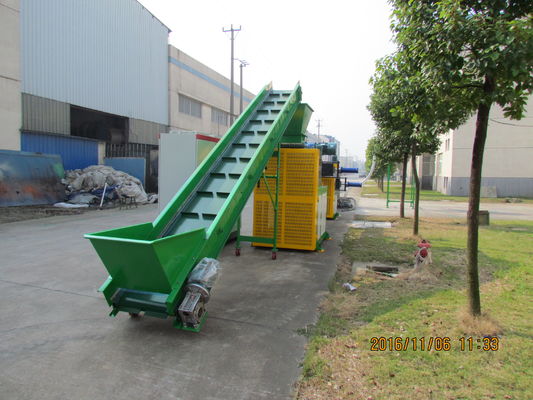 50Hz Plastic Granulating Machine , PP Woven Industrial Plastic Granulator