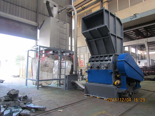 16pcs Rotating Blade 90kw ABS Lumps Plastic Crusher Machine