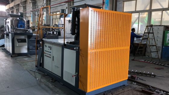 87rpm Pet Pelletizing Machine , 110kw Film Squeezer Machine No Stuck