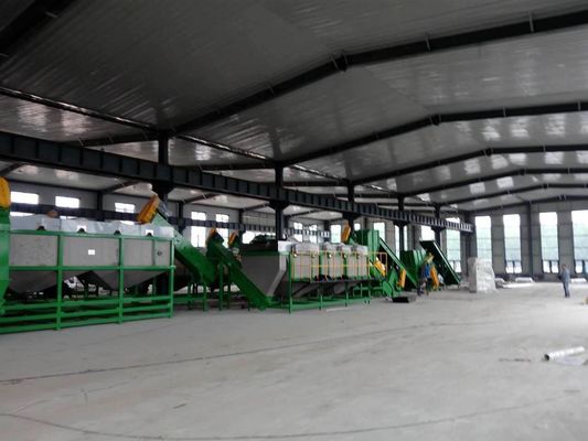 380V 3Phase Durable Waste PE Film Washing Line For Plastic Film Recycling