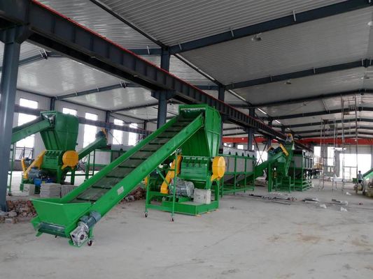 Stainless steel 120kw Polypropylene Recycling Machine