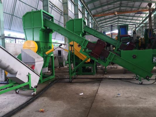 3 Phase Woven Bags Plastic Film Recycling Machine