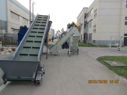 Waste PP Woven Bags Jumbo Bags Crushing Washing Plastic Recycling Machine