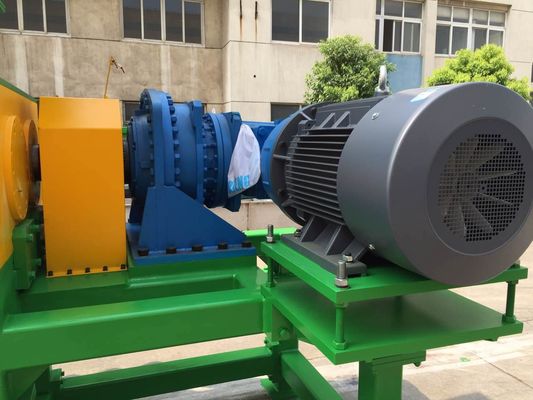 74 Blade Two Shaft Shredder , CE plastic drum shredder