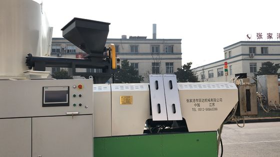 PE PP Granules Making Machine , 198mm Plastic Pelletizing Machine