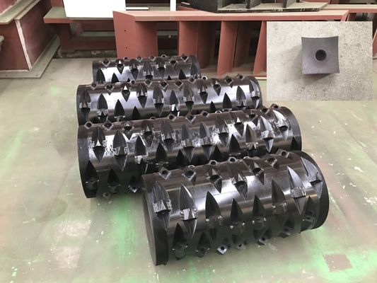 69pcs Rotary Blade 2ton/H Single Shaft Shredder Machine