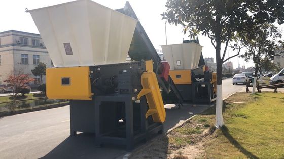 45kw 4pcs Fixed Blade Fiber Plastic Shredder Machine