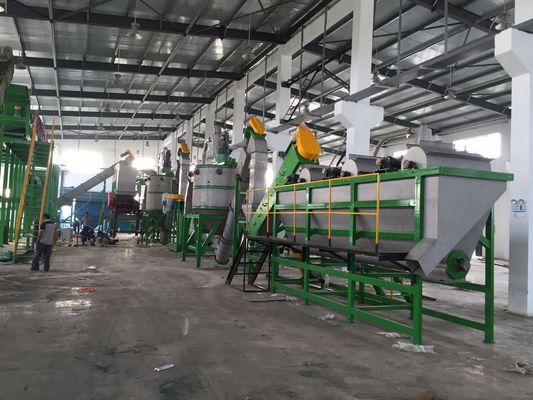1000kg/H 2000kg/H Pet Bottle Pet Flake Washing Line